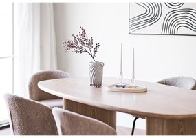 Masă de dining cu aspect de lemn de frasin 110x210 cm Serra – House Nordic