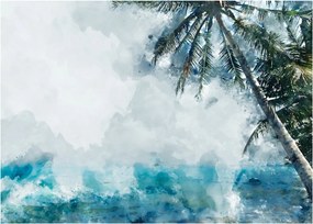 Tablou - Palmier lângă mare (70x50 cm)