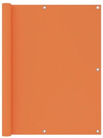 Paravan de balcon, portocaliu, 120 x 400 cm, tesatura oxford Portocaliu, 120 x 400 cm
