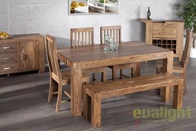 Banca din lemn de trandafir Sheesham, Makassar 140cm A-15521 VC