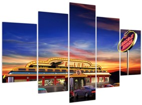 Tablou - Bar de seară (150x105 cm)