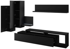 Mobilier living Bilsby Typ 09 (negru + negru mat). 1030549