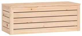 Cutie de depozitare, 89x36,5x33 cm, lemn masiv de pin 1, Maro, 89 x 36.5 x 33 cm