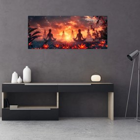 Tablou - Yoga în natură (120x50 cm)