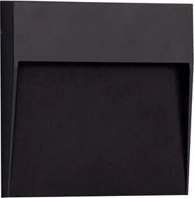 Aplica neagra LED pentru exterior protectie IP54 FEM