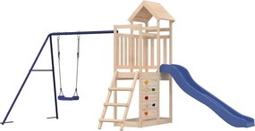 vidaXL Set de joacă pentru exterior, lemn masiv de pin