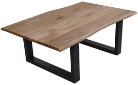 Masuta de cafea dreptunghiulara din lemn de salcam Tables &amp; Co 120x80x45 cm