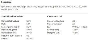 Aplica de perete moderna MORI