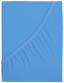 Cearșaf de pat 4Home Mako jersey albastru, 90 x 200 cm