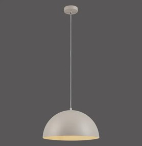 Schöner Wohnen 11728-39 - Lustră suspendată ALI pe cablu 1xE27/25W/230V Ø 38 cm, gri