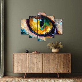 Tablou - Ochi de pisică Pictură (150x105 cm)