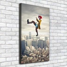 Pictură pe pânză Linii clown