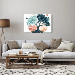 Tablou – Arbore acvarelă plin de viață (90x60 cm)