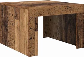vidaXL Masă de cafea Lemn vechi 50 x 50 x 35 cm Lemn compozit