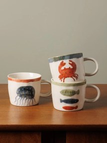 Set 3 cani din ceramica, "Mare Amore"