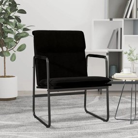351344 vidaXL Scaun de relaxare, negru, 55x64x80 cm, material textil
