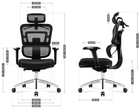 Scaun de birou Eclipse 4.9 (negru). 1087571
