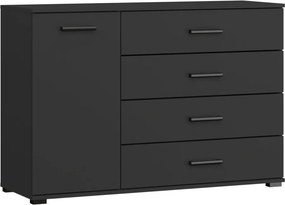 Comodă Frazio – 120x40x83 cm – Negru