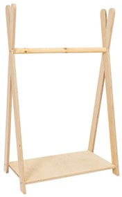 Cuier pentru copii în culoare naturală cu aspect de lemn de pin 60x97 cm Montessori – Meowbaby