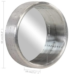 Oglinda, design aviator, 68 cm, metal 1,    68 cm
