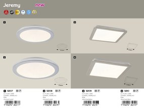 Plafoniera LED pentru baie IP44 40cm Jeremy 5208 RX