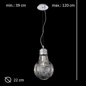 Pendul super modern diametru 20 cm LUCE MAX SP1 Small 033679
