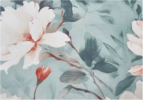 Lenjerie de pat turcoaz din microsatin pentru pat de o persoană cu 3 piese 140x200 cm Selma – My House