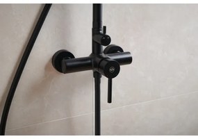 Set de duș cu baterie KFA Armatura 5036-910-81 MOZA alamă/negru mat