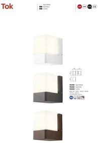 Aplică LED de exterior TOK LED/9,4W/230V IP44 antracit Redo 90489