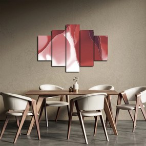 Tablou - Floare abstractă roșie N⁰3 (150x105 cm)