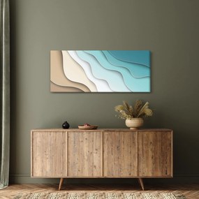 Tablou abstract cu plaja mării (120x50 cm)