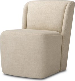 Scaun design LUX Selene, Renato ecru