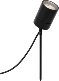 Punct cu vârf modern negru AR70 reglabil IP44 - Solo