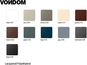 Ghiveci plante design decorativ modern interior / exterior CURVADA mini 14x28cm