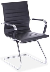 Scaun de conferinta Prymus K 1 + 1 GRATUIT, negru