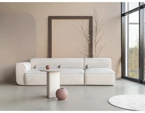 Șezlong modular alb (cu colț pe partea stângă ) Flex Felix – Miuform