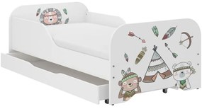 Pat de calitate pentru copii, cu motiv nativ american 140 x 70 cm