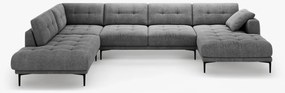 Coltar panoramic Bemy 7 locuri stofa Sorella L373 cm