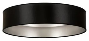 Plafonieră LED Duolla ROLLER LED/24W/230V d. 45 cm negru/argintiu