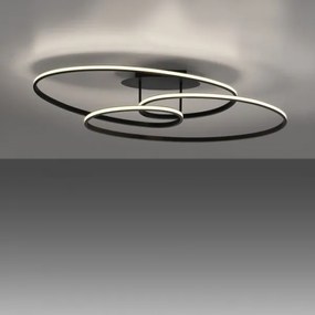 Plafonieră LED JUST LIGHT. 15321-18 LUMACA LED/33W/230V negru