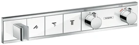 Hansgrohe RainSelect baterie cadă-duș ascuns cu termostat crom-alb 15356400