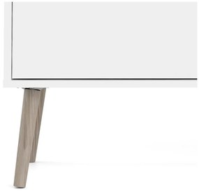 Comodă albă 196x82x39 cm Oslo – Tvilum