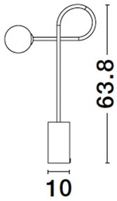 Veioza/Lampa de masa design minimalist DEDALO