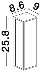 Aplica pentru iluminat exterior IP65 SORREN NVL-9197701