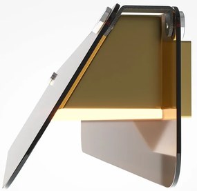 Aplica de perete LED design minimalist Flat, chihlimbar