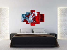 Tablou cu pete abstarcte (150x105 cm)
