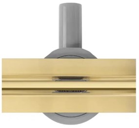 REA-G2714 - Canal de scurgere NEOX SLIM 70 cm, oțel inoxidabil – finisaj auriu periat