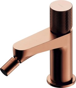 Baterie bideu monocomanda Omnires Contour alama sanitara finisaj cupru periat