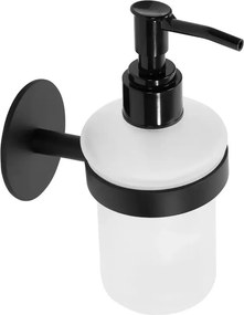 Dozator sapun lichid Rea 322217A finisaj alb - negru
