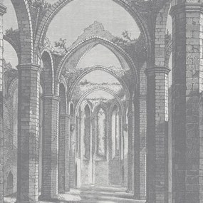 Fototapet, Gothic Arches, Grey, Rebel Walls